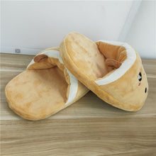 Load image into Gallery viewer, Adorable Cute Boba Bubble Tea Stuffed Plush Slippers
