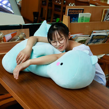 Load image into Gallery viewer, 30cm/40cm Size Ultra Soft Lovely Dinosaur Plush Doll Blue &amp; Pink
