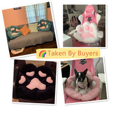 Load image into Gallery viewer, 70cm/80cm 2 Sizes Soft Paw Pillow Animal Seat Cushion Stuffed Plush
