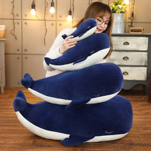 Load image into Gallery viewer, 25cm-65cm Super Soft Sleepy Whales Stuffed Plush Toys
