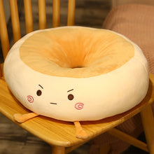 Load image into Gallery viewer, 38cm Creative Kawaii Cute Round Bread Plush Cushions
