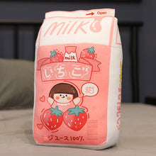 Load image into Gallery viewer, 25cm-60cm Cute Milk Drink Plush Toys Soft Stuffed in 3 Colours
