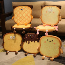 Load image into Gallery viewer, 30cm/40cm Simulation Sliced Bread Toast Plush Cushions Stuffed Foam
