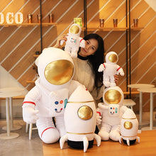 Load image into Gallery viewer, 33cm/60cm Cartoon Astronaut and Spaceship Plush Toys
