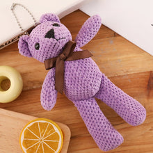 Load image into Gallery viewer, 18cm Cute Foreign Small Teddy Bear Pendant With Bow Tie Plush Toys
