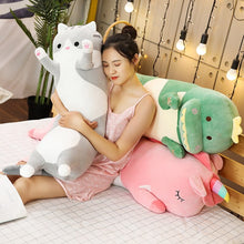 Load image into Gallery viewer, 70cm/90cm/120cm Cartoon Long Animal Plush Stuffed Doll Toys
