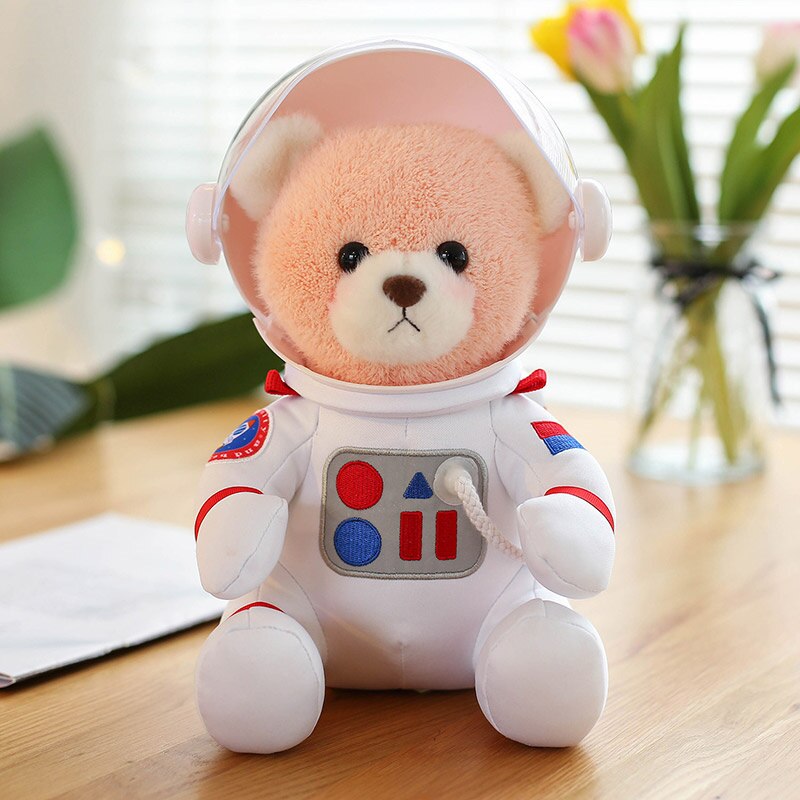 30cm Space Teddy Bear Astronaut Plush Stuffed Toys With/Without Box