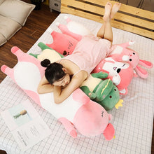 Load image into Gallery viewer, 70cm/90cm/120cm Cartoon Long Animal Plush Stuffed Doll Toys
