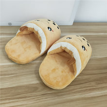 Load image into Gallery viewer, Adorable Cute Boba Bubble Tea Stuffed Plush Slippers
