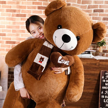 Load image into Gallery viewer, 60cm-100cm Stuffed Large Teddy Bears With Scarfs Plush Toys
