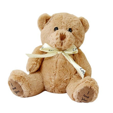 Load image into Gallery viewer, 18cm Lovely Patch Teddy Bear Soft Plush Toy With Ribbon
