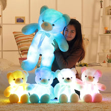 Load image into Gallery viewer, 50cm Creative Light Up LED Teddy Bear Plush Toys Glowing Colorful
