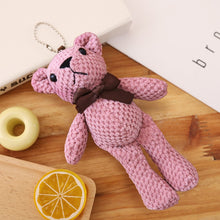 Load image into Gallery viewer, 18cm Cute Foreign Small Teddy Bear Pendant With Bow Tie Plush Toys
