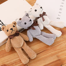 Load image into Gallery viewer, 18cm Cute Foreign Small Teddy Bear Pendant With Bow Tie Plush Toys
