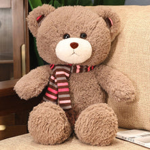 Load image into Gallery viewer, 60cm-100cm High Quality 3 Colours Teddy Bear With Scarf Stuffed Animals
