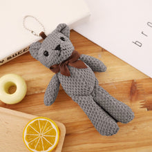 Load image into Gallery viewer, 18cm Cute Foreign Small Teddy Bear Pendant With Bow Tie Plush Toys
