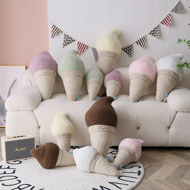 40cm/60cm Ice Cream Plush Pillow Stuffed Plush Toys