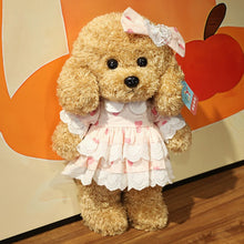 Load image into Gallery viewer, 28cm/36cm Lovely Dressed Puppy Dog Reallife Teddy Dog Plush Toys
