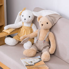 Load image into Gallery viewer, 37cm-60cm Long Ears Bunny &amp; Cute Teddy Bear in PJs Plush Dolls
