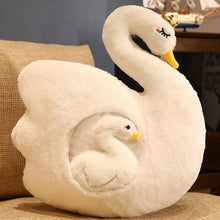 Load image into Gallery viewer, Cute Fluffy Ducklings &amp; Swan Plush Toys With Blankets
