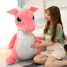 Load image into Gallery viewer, 40cm/60cm/80cm Kawaii Colourful Dragon Plush Dolls
