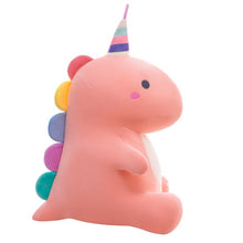 Load image into Gallery viewer, 30cm/40cm/50cm Lovely Colorful Party Hat Dinosaur Plush Toys
