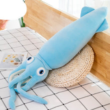 Load image into Gallery viewer, 110cm Cute Squid Long Pillow Hug Soft Plush Dolls
