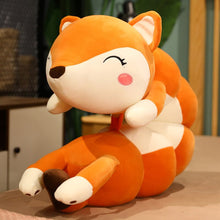 Load image into Gallery viewer, 85cm/110cm Long Round Fox &amp; Frog Cute Stuffed Plushies
