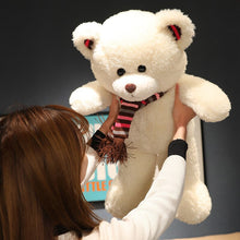 Load image into Gallery viewer, 60cm-100cm High Quality 3 Colours Teddy Bear With Scarf Stuffed Animals
