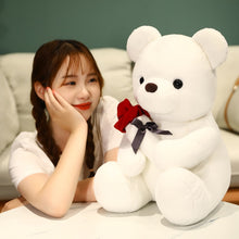 Load image into Gallery viewer, 23cm/35cm/45cm Kawaii Teddy Bear With Roses Soft Plush Toys
