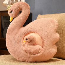 Load image into Gallery viewer, Cute Fluffy Ducklings &amp; Swan Plush Toys With Blankets
