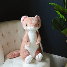 Load image into Gallery viewer, 50cm Sweet Brown Ferret Plush Toy Soft Stuffed Cartoon Animal
