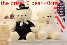 Load image into Gallery viewer, 2pcs/Pair 20cm/40cm Wedding Teddy Bear Couples Plush Toys
