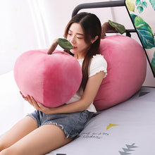 Load image into Gallery viewer, 25cm-40cm Pink Apple Plush Toys Soft Sweet Cartoon Apple Dolls
