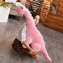 Load image into Gallery viewer, 50cm/80cm/100cm Colorful Giant Sauropod Dinosaur Stuffed Plush Toys
