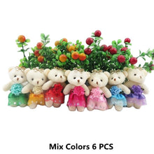 Load image into Gallery viewer, 10cm 6Pcs Teddy Bear Plush Toys In Many Different Clothes
