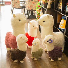 Load image into Gallery viewer, 25cm Cute Fluffy Alpaca Plush Toys in 6 Different Colours
