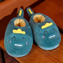 Load image into Gallery viewer, 35-42 Size Slippers Plush Cute Animal Foot Slipper Toys
