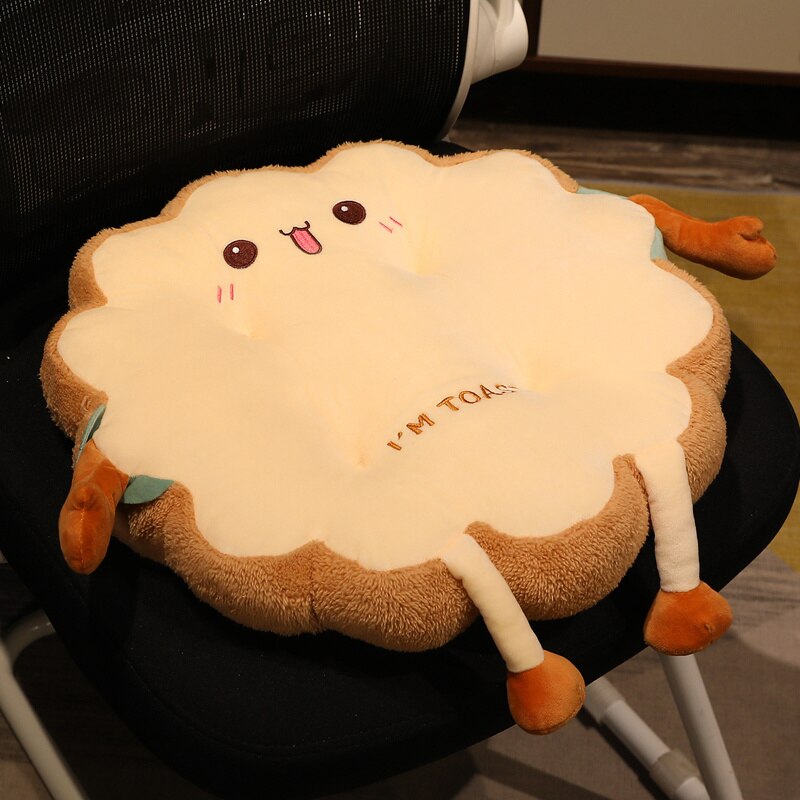 50cm Cute Plush Doll Simulation Kawaii Bread/Toast Cushions/Pillow