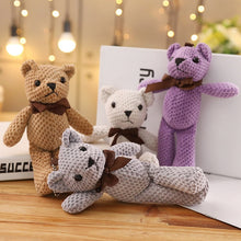 Load image into Gallery viewer, 18cm Cute Foreign Small Teddy Bear Pendant With Bow Tie Plush Toys
