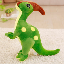 Load image into Gallery viewer, 55cm-95cm Cute Parasaurolophus Dinosaur Plush Toys Blue &amp; Green
