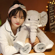 Load image into Gallery viewer, 45cm Fluffy Elephant Pillow Soft Sleeping Stuffed Animals
