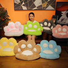 Load image into Gallery viewer, 70cm/80cm 2 Sizes Soft Paw Pillow Animal Seat Cushion Stuffed Plush
