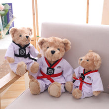 Load image into Gallery viewer, 30cm/40cm New Dressing Teddy Bear Taekwondo Bear Plush Toy
