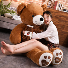 Load image into Gallery viewer, 60cm-100cm Stuffed Large Teddy Bears With Scarfs Plush Toys
