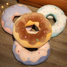 Load image into Gallery viewer, 45cm/70cm Plush Donuts Pillow &amp; Cushion Stuffed Soft Decorations
