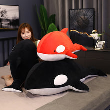 Load image into Gallery viewer, 60cm-100cm Giant Plush Killer Whale / Orca Stuffed Toys
