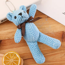 Load image into Gallery viewer, 18cm Cute Foreign Small Teddy Bear Pendant With Bow Tie Plush Toys
