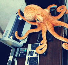 Load image into Gallery viewer, 55cm/80cm Aquatic Big Eyes Orange Octopus Stuffed Doll
