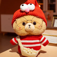 Load image into Gallery viewer, 30cm Cute Brown Teddy Bear Toy With Clothes Dress Up Bear Doll
